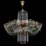 Люстра Камея №6 подвесная красно-зеленая в Подольске