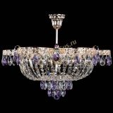 Люстра Камея Флора №5 с подвесом Фиолетовая в Подольске