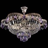 Люстра Камея Флора №5 с подвесом Фиолетовая в Подольске