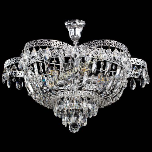 Люстра Камея Флора №5 с подвесом в Подольске Гусь Хрустальный