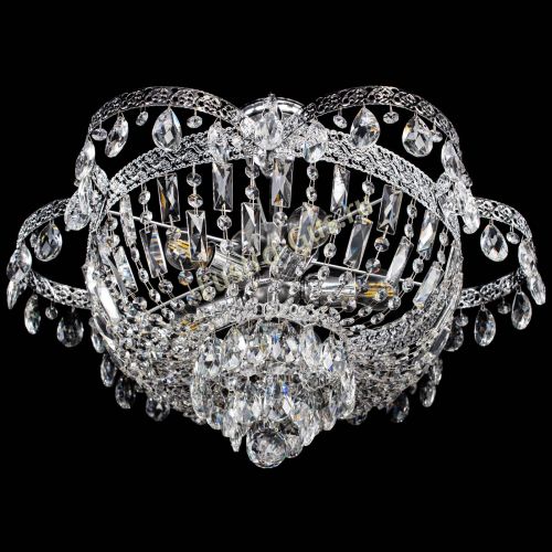 Люстра Камея Флора №5 с подвесом в Подольске Гусь Хрустальный