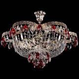 Люстра Камея Флора №5 с подвесом Красная в Подольске