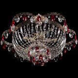 Люстра Камея Флора №5 с подвесом Красная в Подольске