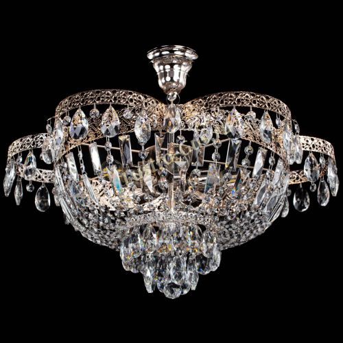 Люстра Камея Флора №5 с подвесом в Подольске Гусь Хрустальный