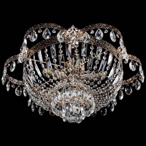 Люстра Камея Флора №5 с подвесом в Подольске Гусь Хрустальный