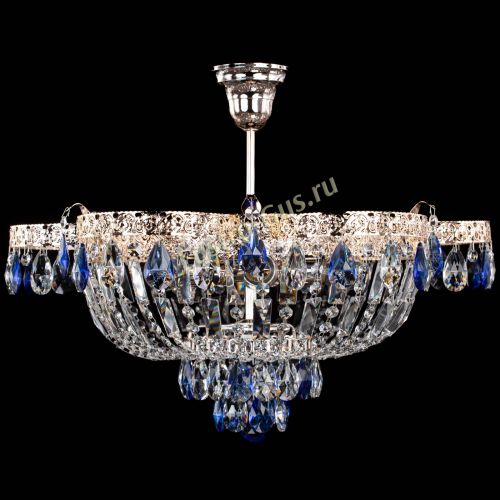 Люстра Камея Флора №5 с подвесом Синяя в Подольске Люстра Камея Флора №5 с подвесом Синяя в Подольске