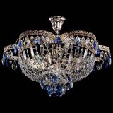 Люстра Камея Флора №5 с подвесом Синяя в Подольске Люстра Камея Флора №5 с подвесом Синяя в Подольске