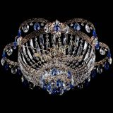 Люстра Камея Флора №5 с подвесом Синяя в Подольске Люстра Камея Флора №5 с подвесом Синяя в Подольске