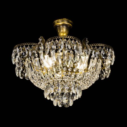 Люстра Камея с подвесом под бронзу в Подольске Гусь Хрустальный