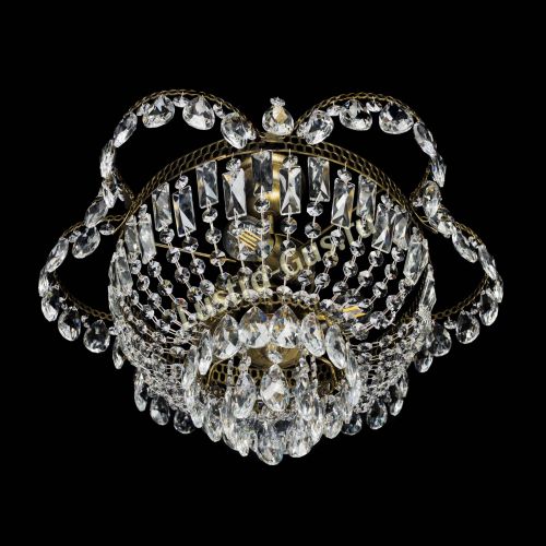 Люстра Камея с подвесом под бронзу в Подольске Гусь Хрустальный