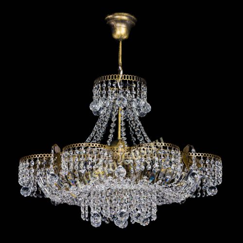 Люстра Камея Шар с подвесом под бронзу в Подольске Гусь Хрустальный