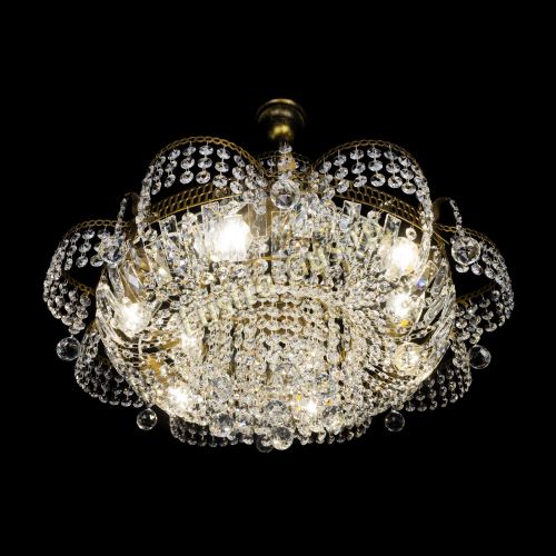 Люстра Камея Шар с подвесом под бронзу в Подольске Гусь Хрустальный