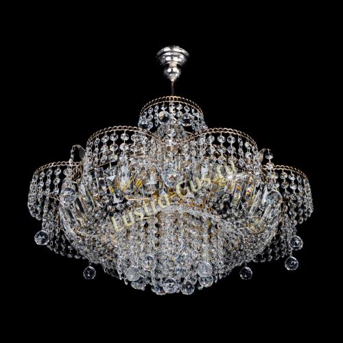 Люстра Камея Шар с подвесом в Подольске Гусь Хрустальный