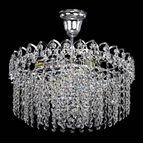 Люстра Капель-лепесток обтикон с подвесом в Подольске Гусь Хрустальный