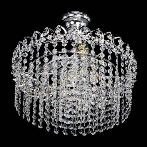 Люстра Капель-лепесток обтикон с подвесом в Подольске Гусь Хрустальный