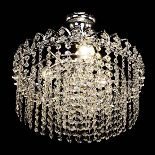 Люстра Капель-лепесток обтикон с подвесом в Подольске Гусь Хрустальный