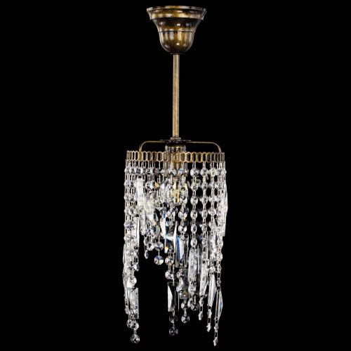 Люстра Капель мини №4 под бронзу в Подольске Гусь Хрустальный