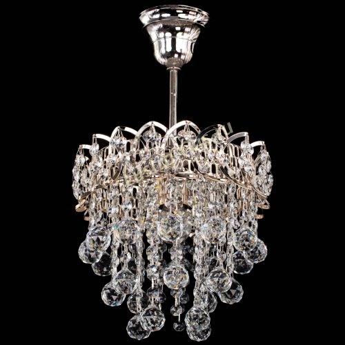 Люстра Капель оптикон шар №1 с подвесом в Подольске Гусь Хрустальный