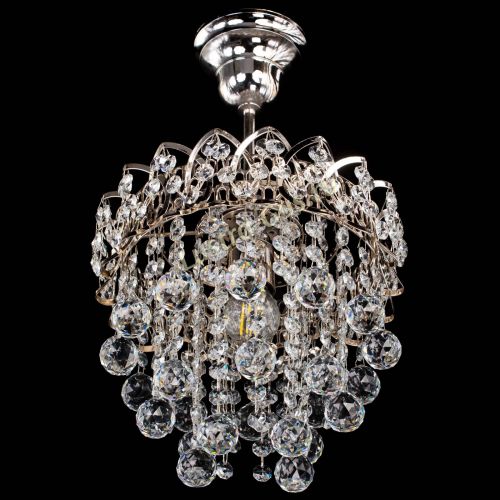 Люстра Капель оптикон шар №1 с подвесом в Подольске Гусь Хрустальный