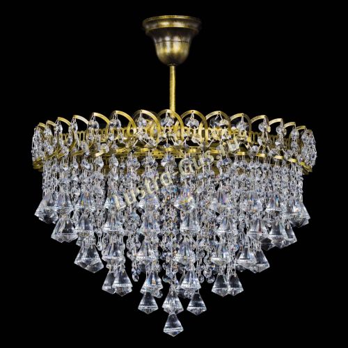 Люстра Капель Пирамида 30 с подвесом под бронзу в Подольске Люстра Капель Пирамида 30 с подвесом под бронзу в Подольске