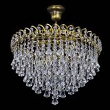 Люстра Капель Пирамида 30 с подвесом под бронзу в Подольске Люстра Капель Пирамида 30 с подвесом под бронзу в Подольске