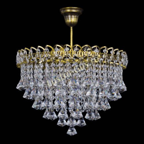 Люстра Капель Пирамида 40 с подвесом под бронзу в Подольске Люстра Капель Пирамида 40 с подвесом под бронзу в Подольске