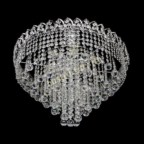 Люстра Капель Пирамида Шар 30 с подвесом в Подольске Гусь Хрустальный