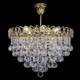 Люстра Капель Пирамида Шар 40 с подвесом под бронзу в Подольске