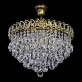 Люстра Капель Пирамида Шар 40 с подвесом под бронзу в Подольске