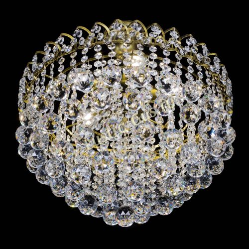 Люстра Капель Пирамида Шар 40 с подвесом под бронзу в Подольске Гусь Хрустальный