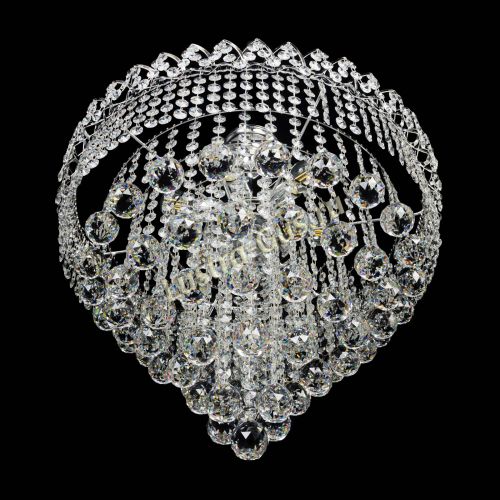 Люстра Капель Пирамида Шар 40 с подвесом в Подольске Гусь Хрустальный