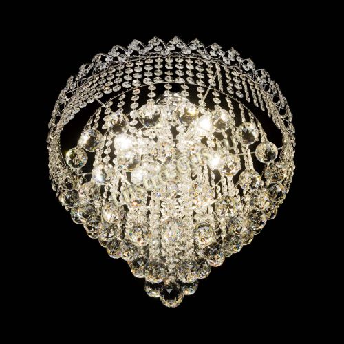 Люстра Капель Пирамида Шар 40 с подвесом в Подольске Гусь Хрустальный