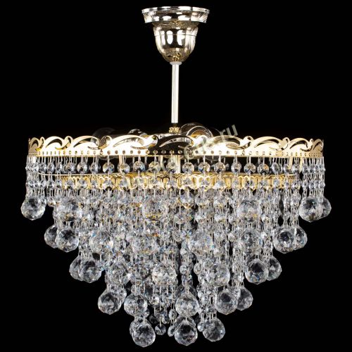 Люстра Капель Шар 30мм с подвесом в Подольске Гусь Хрустальный