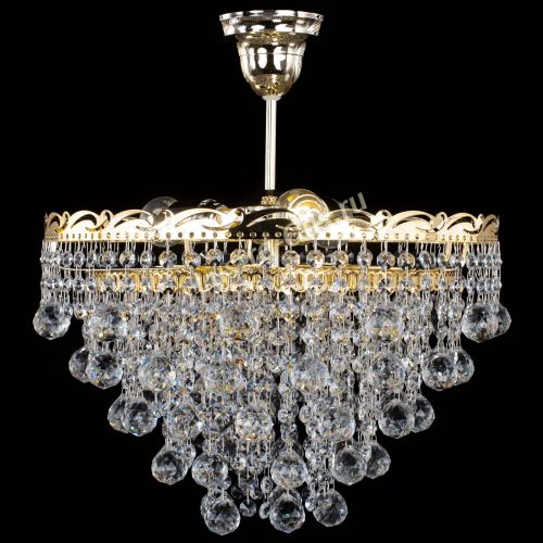 Люстра Капель Шар 30мм с подвесом в Подольске Гусь Хрустальный