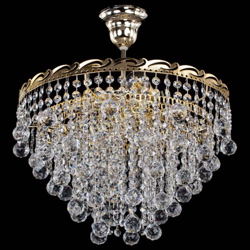 Люстра Капель Шар 30мм с подвесом в Подольске Гусь Хрустальный