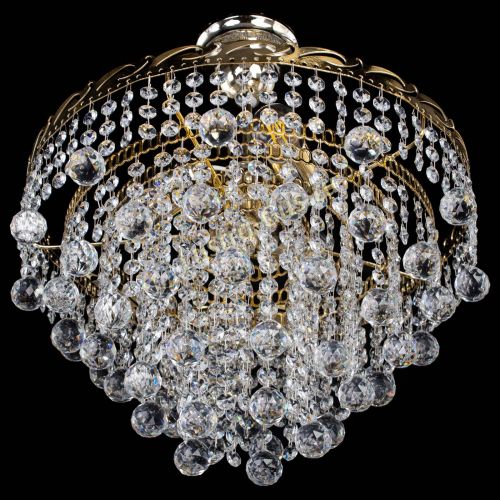 Люстра Капель Шар 30мм с подвесом в Подольске Гусь Хрустальный