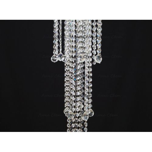 Люстра Капель 5 ламп шар 40 мм длинная в Подольске Гусь Хрустальный