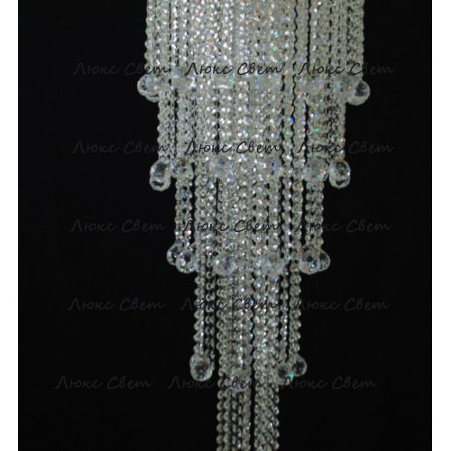 Люстра Капель 5 ламп шар 40 мм длинная в Подольске Гусь Хрустальный