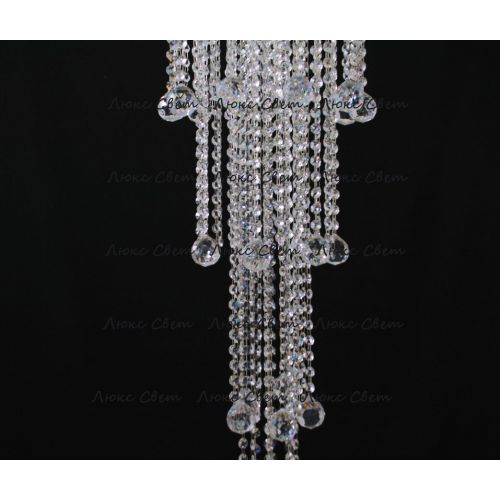 Люстра Капель 5 ламп шар 40 мм длинная в Подольске Гусь Хрустальный