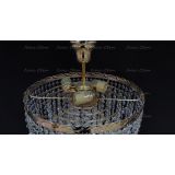 Люстра Капель Винтаж 3 лампы подвесная в Подольске