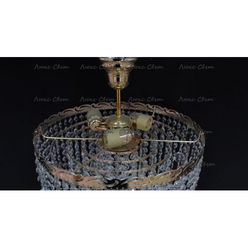 Люстра Капель Винтаж 3 лампы подвесная в Подольске Гусь Хрустальный