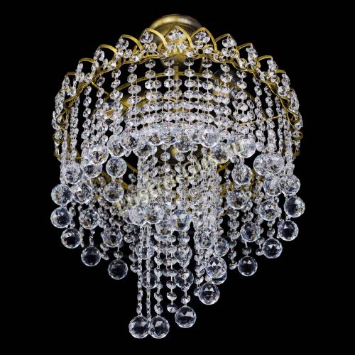 Люстра Капель Водоворот под бронзу шар 30 в Подольске Гусь Хрустальный