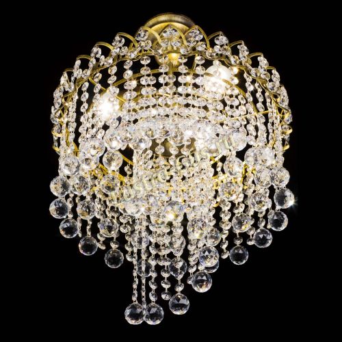 Люстра Капель Водоворот под бронзу шар 30 в Подольске Гусь Хрустальный