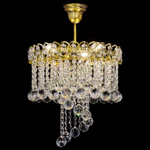 Люстра Капель Водоворот под бронзу шар 40 в Подольске Гусь Хрустальный