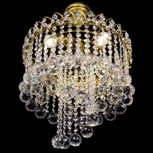 Люстра Капель Водоворот под бронзу шар 40 в Подольске Гусь Хрустальный