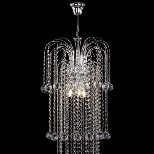 Люстра Каскад длинный в Подольске Гусь Хрустальный