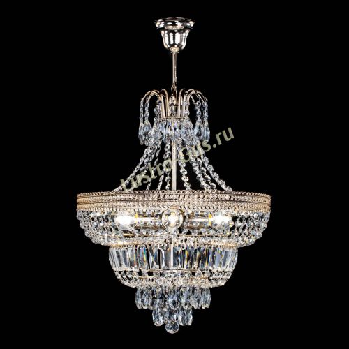 Люстра Каскад Флоренция №5 с подвесом в Подольске Гусь Хрустальный