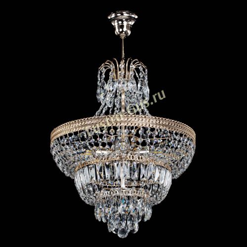 Люстра Каскад Флоренция №5 с подвесом в Подольске Гусь Хрустальный