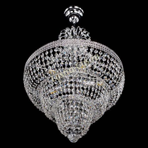 Люстра Каскад Флоренция обтикон №5 с подвесом в Подольске Гусь Хрустальный