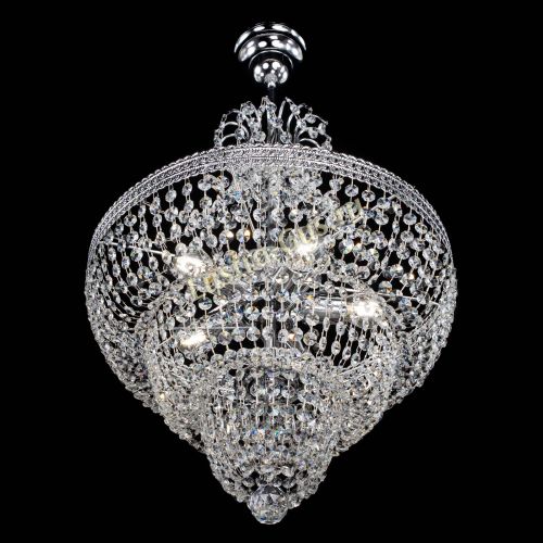 Люстра Каскад Флоренция обтикон №5 с подвесом в Подольске Гусь Хрустальный